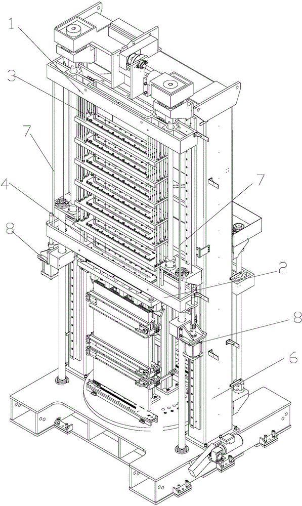 Structure with expanding rod free of being extracted and pipe expander