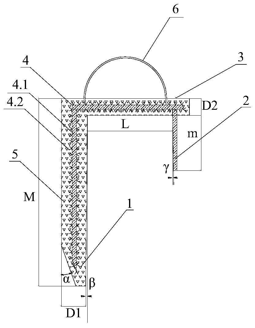 Sticky slag separator for molten iron tank and preparation method