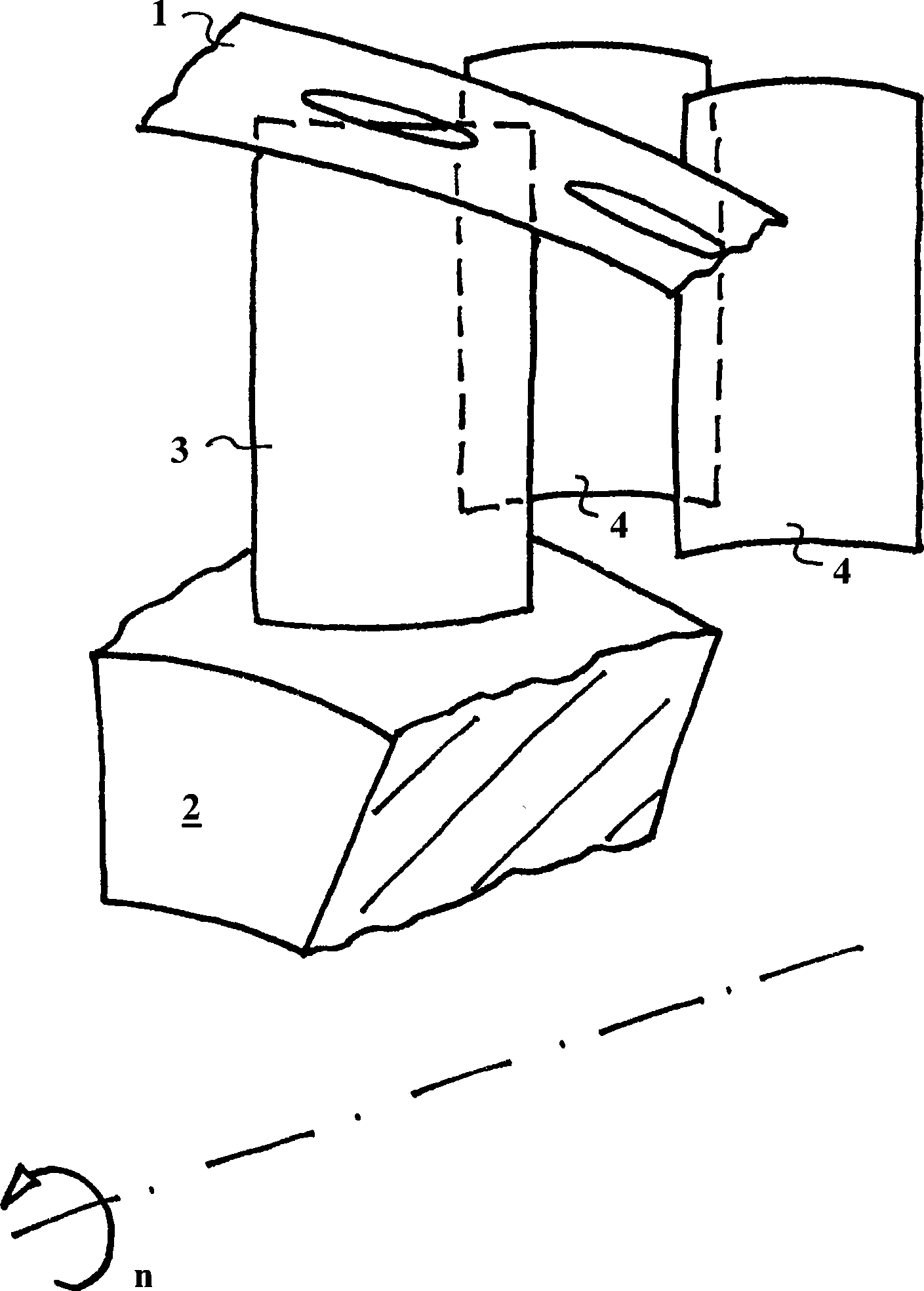 Vibration reduction in an exhaust gas turbo-supercharger