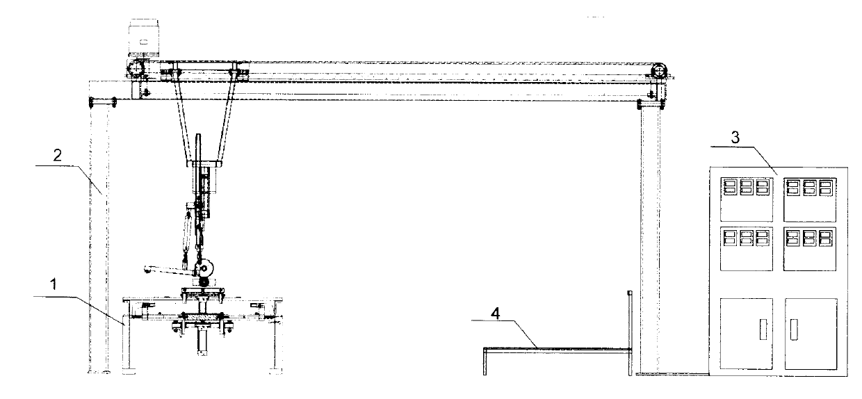 Automatic brick picking machine and working principle of automatic brick picking machine