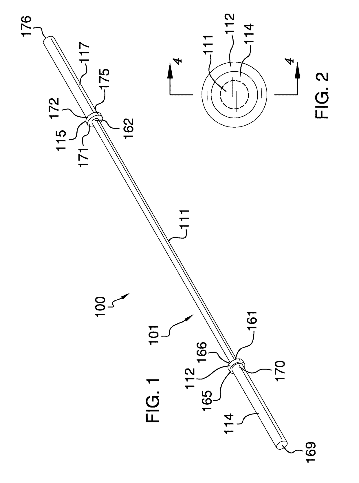 Lightweight exercise bar