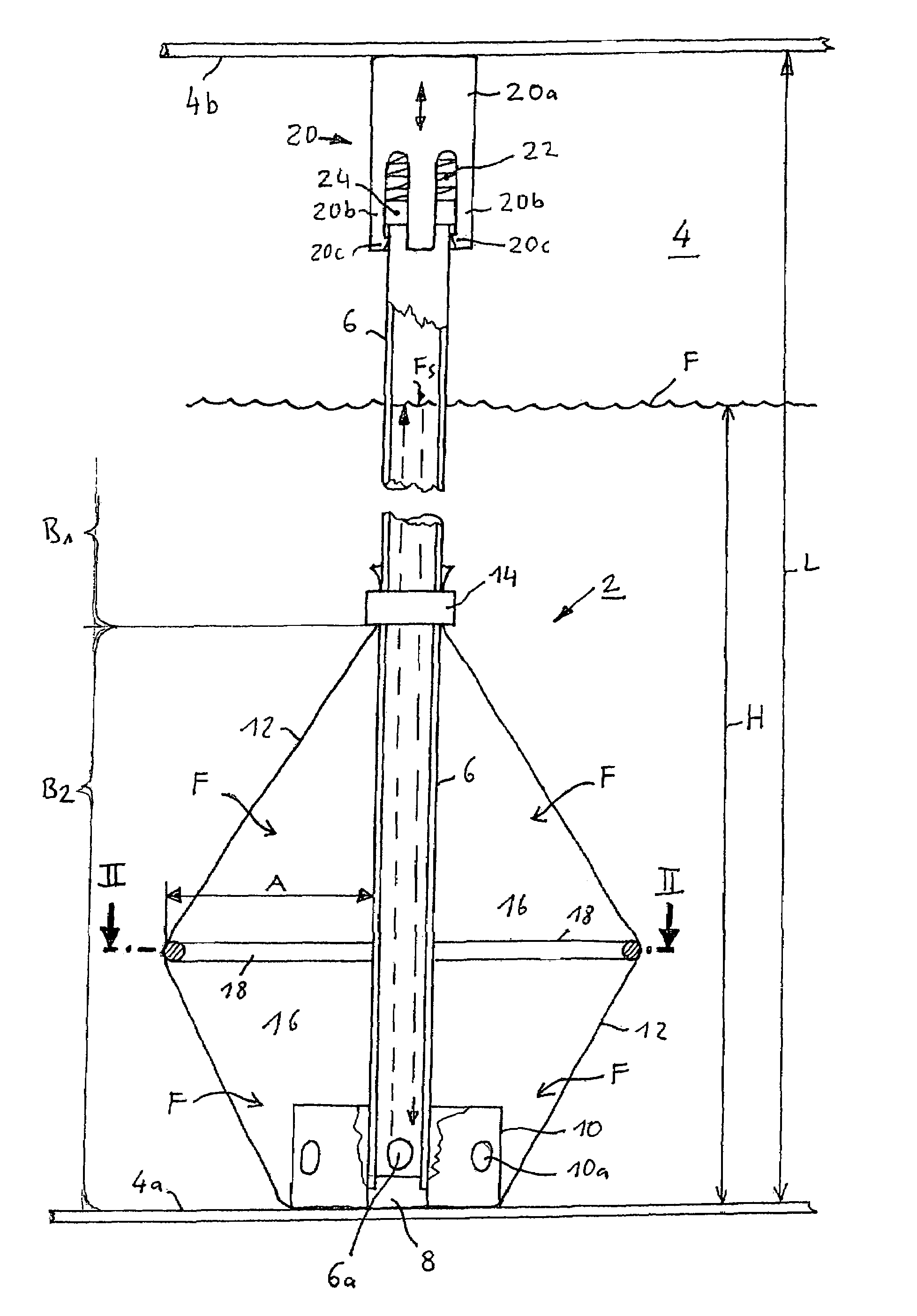 Tank system with fuel level gauge