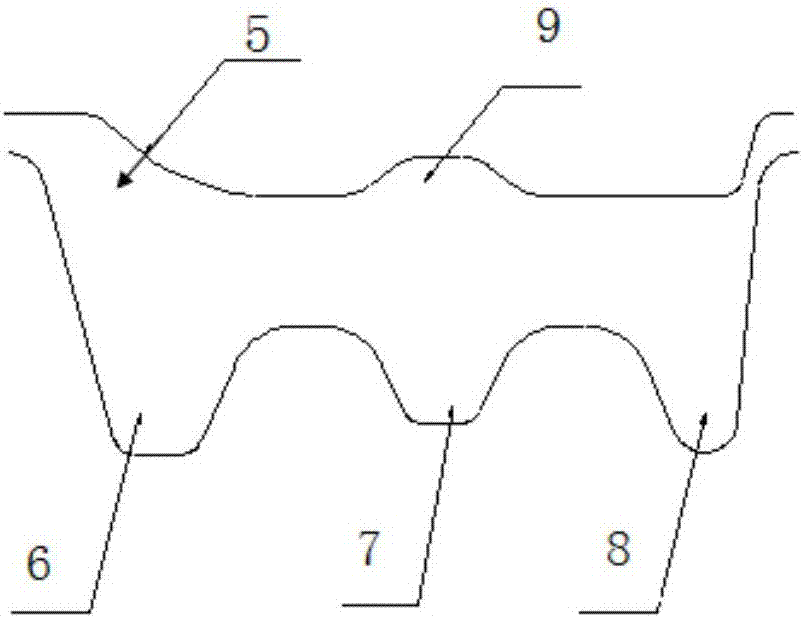 Roughing mill pass system for hot rolling track shoes and hot rolling method for track shoes