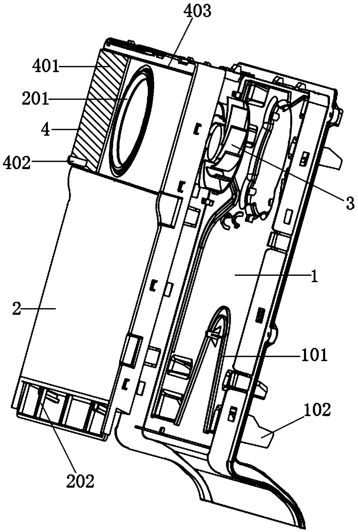 Air cooling refrigerator, air channel assembly thereof, and control method thereof