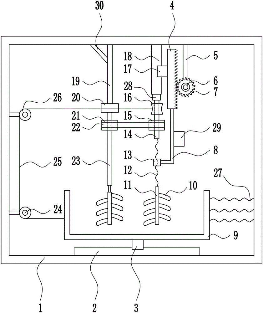 High-efficiency cement mixing device for construction sites