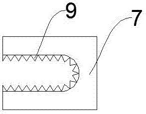 Cleaning device for elevator handrails