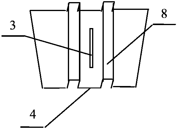 Plastic seeding cultivation hole tray