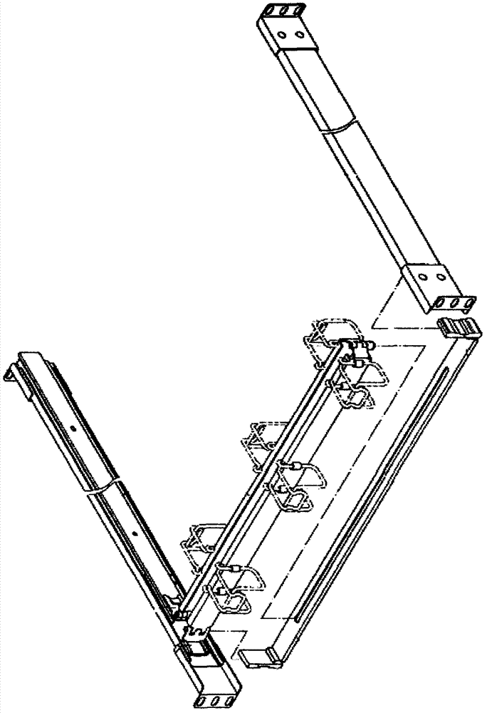 Cable managing rack for server