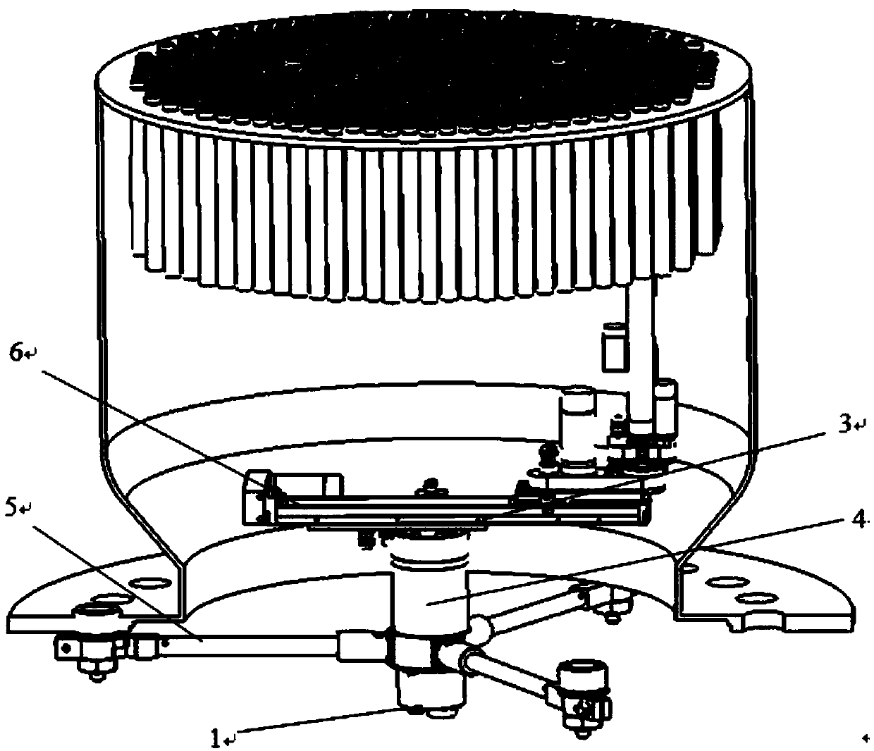 High-temperature gas cooled reactor heat transfer tube inspection device