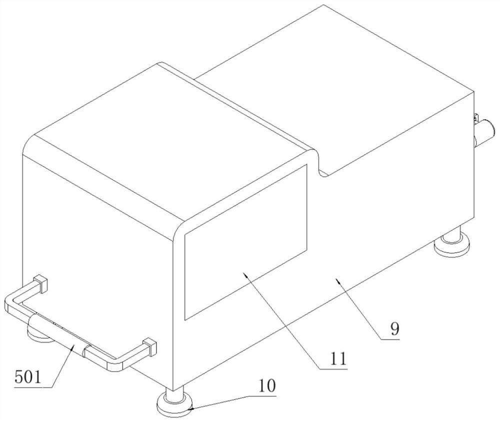 Outer layer anti-rust treatment device for automobile part machining