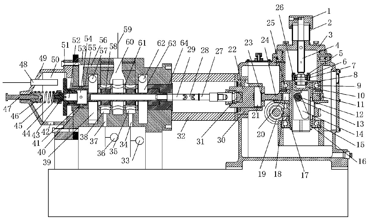 Steam-turbine large hydraulic valve performance life test device