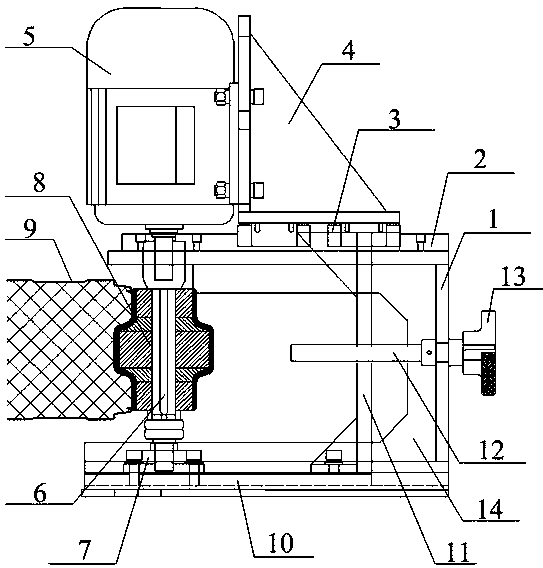 A cold storage board edge milling machine