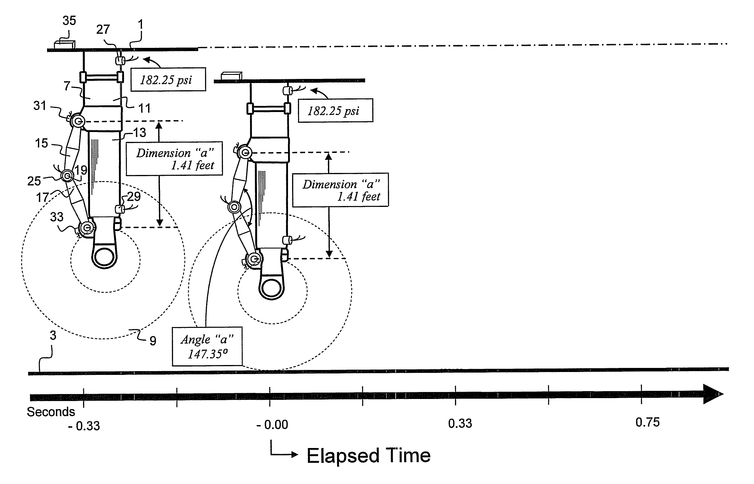 Automated inspection of aircraft landing gear internal fluid levels