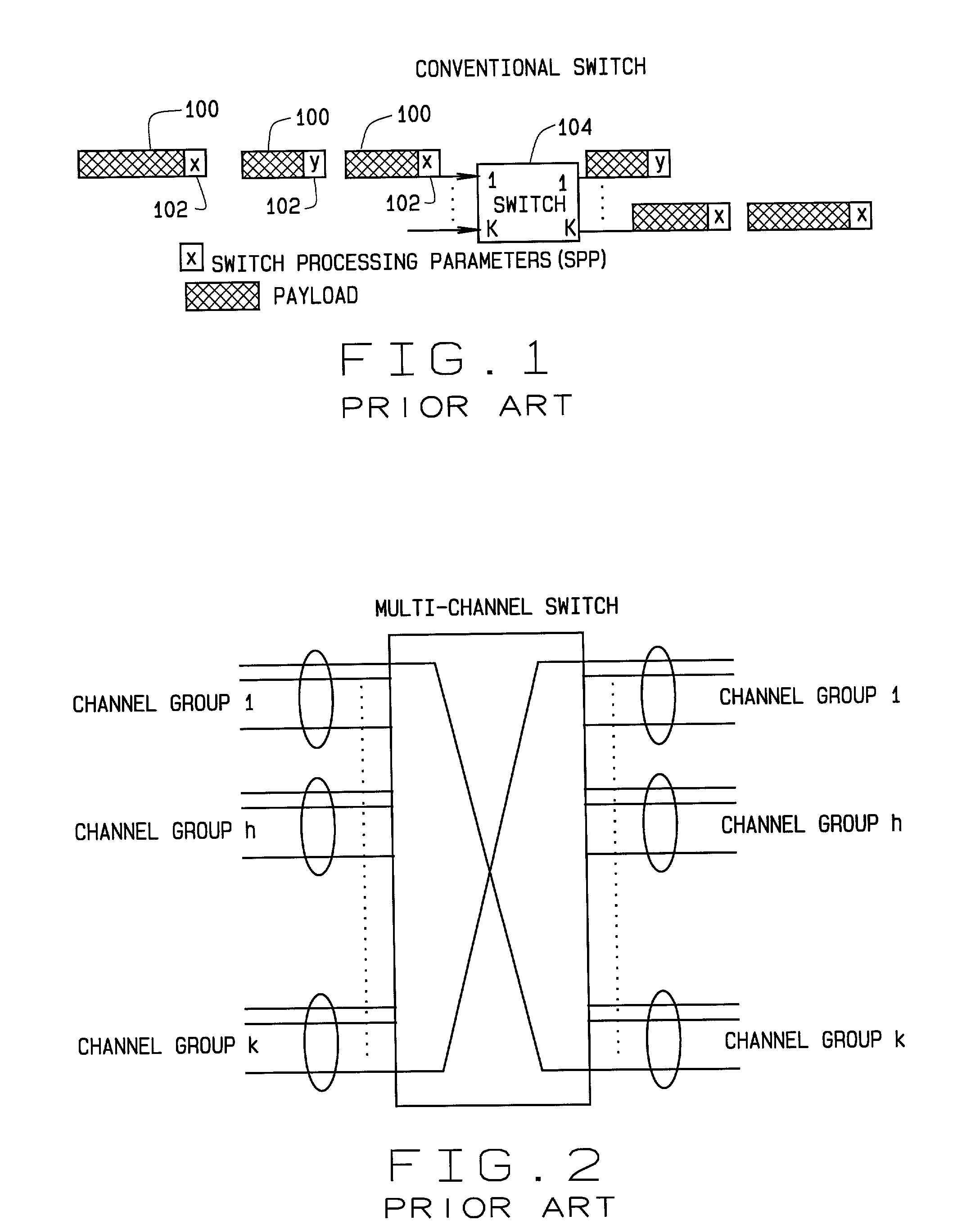 Method and apparatus for high speed packet switching using train packet queuing and providing high scalability