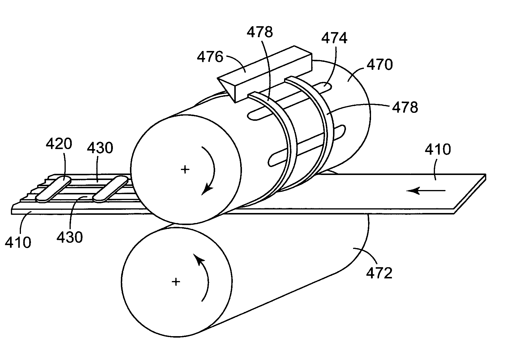 Composite webs with elastic composite structures