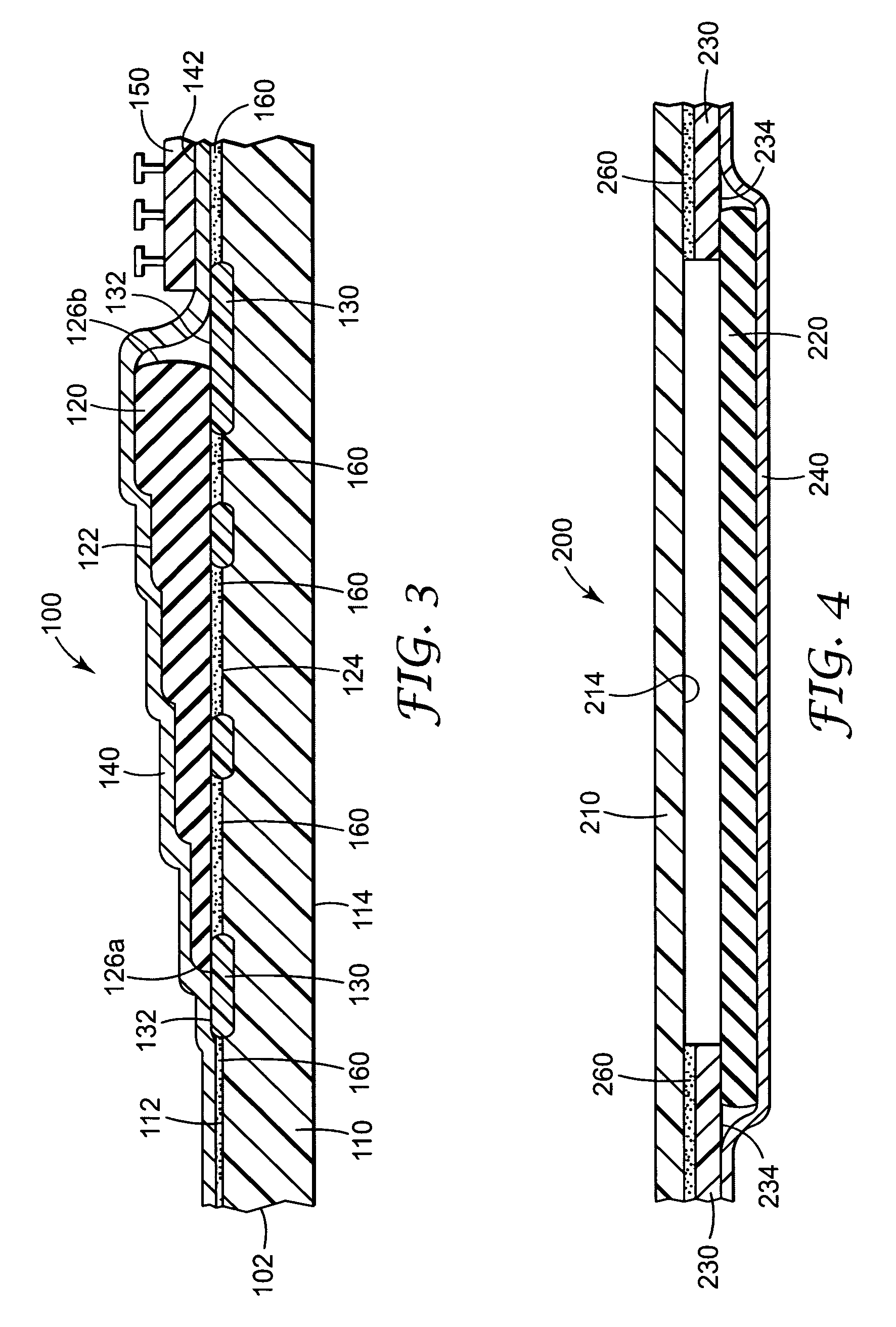 Composite webs with elastic composite structures