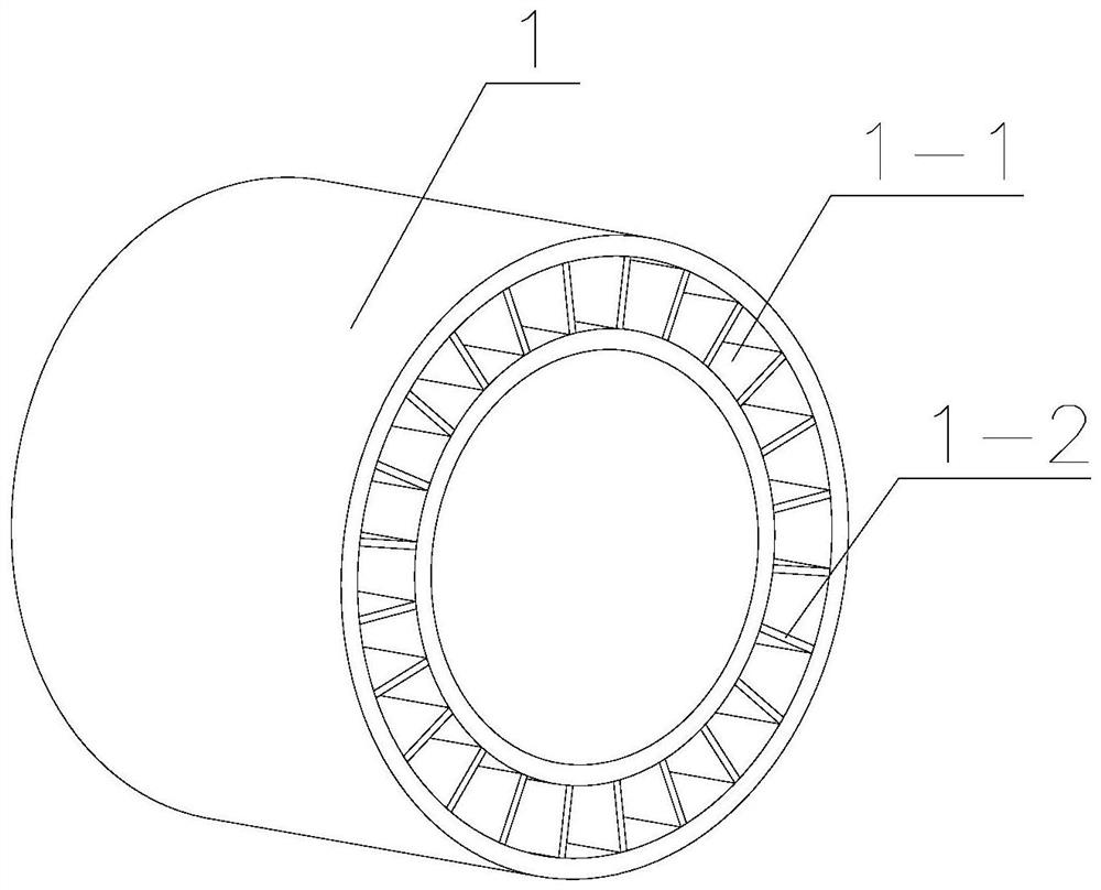 An internal combustion wave rotor exhaust mixing device based on vane guide and pressure relief