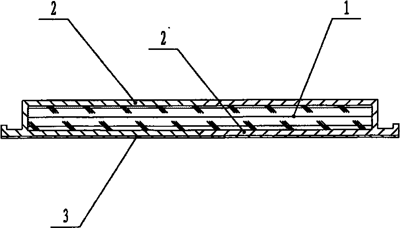 Optical fiber cable section box board and its shaping method