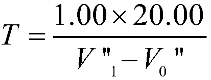 A kind of determination method of zinc in gold alloy