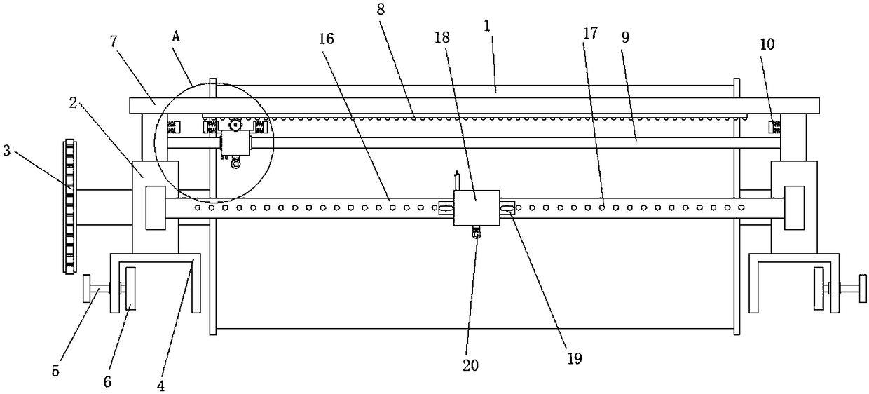 Winding reel for textile machine