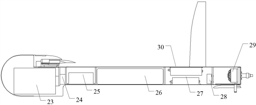 Multi-connected cartridge shooting patrol bomb, system and working method