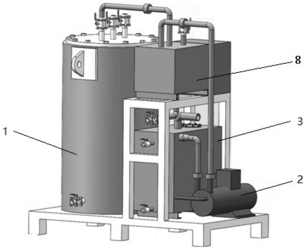 Radioactive waste resin recycling device and method