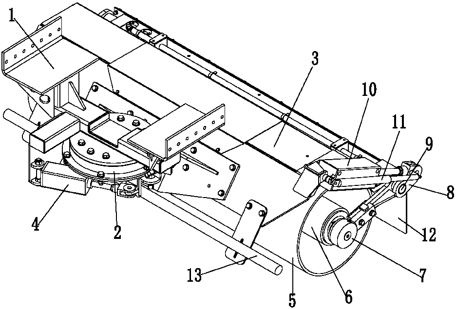 Roller type multi-freedom-degree dry and wet integrated sweeping device