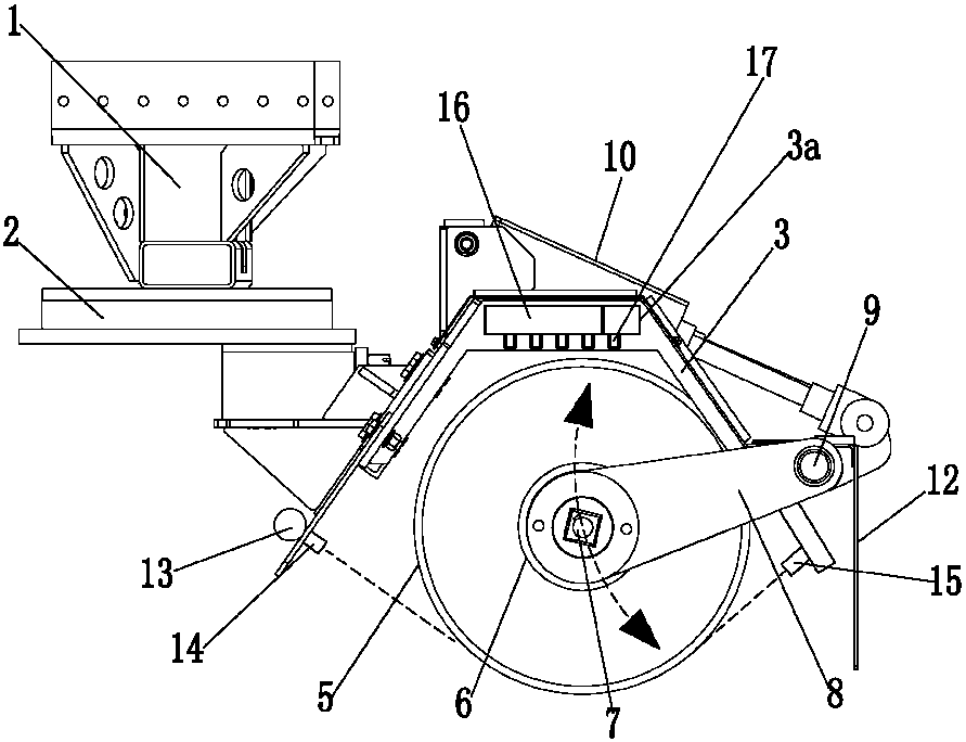 Roller type multi-freedom-degree dry and wet integrated sweeping device