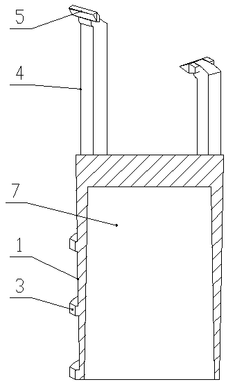 Resin anchoring agent bag breaking and stirring device and bag breaking and stirring method