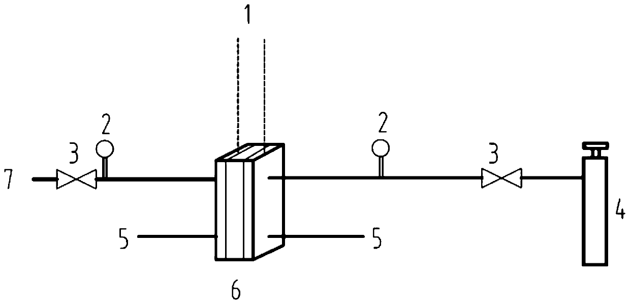 A performance test method for medium and low temperature solid oxide fuel cells