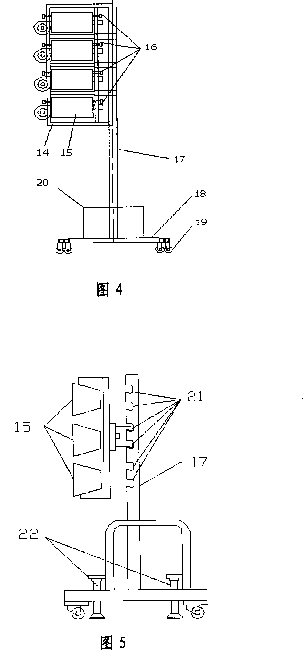 Solar battery array lighting device