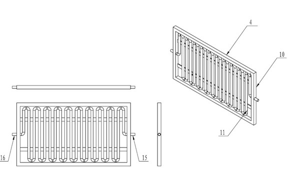 Temperature control device for electrolyte storage device of vanadium redox battery