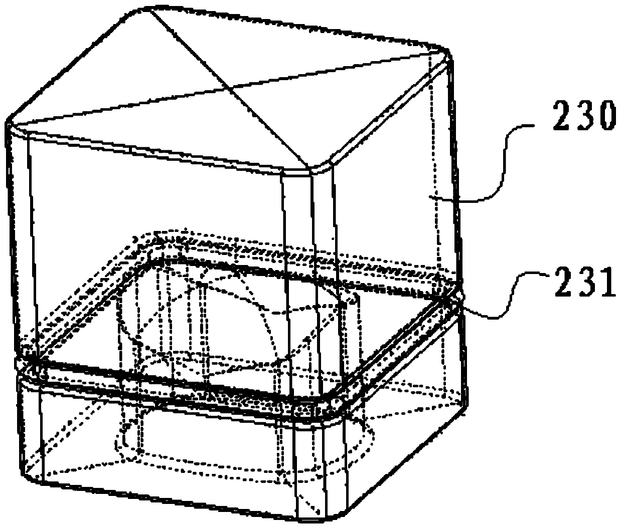 Technology for extruding specially-shaped aluminum barrel with square head