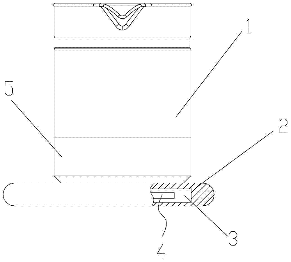 Glass electric kettle power control module