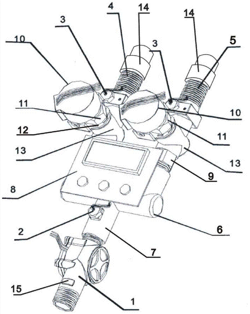 Constant-current constant-temperature water mixing valve