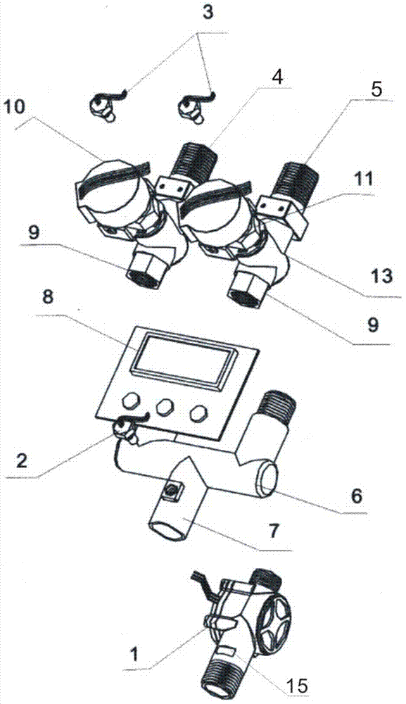 Constant-current constant-temperature water mixing valve