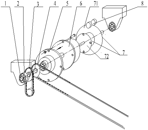 A rotating shaft with controllable rotation resistance and its application