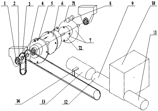 A rotating shaft with controllable rotation resistance and its application