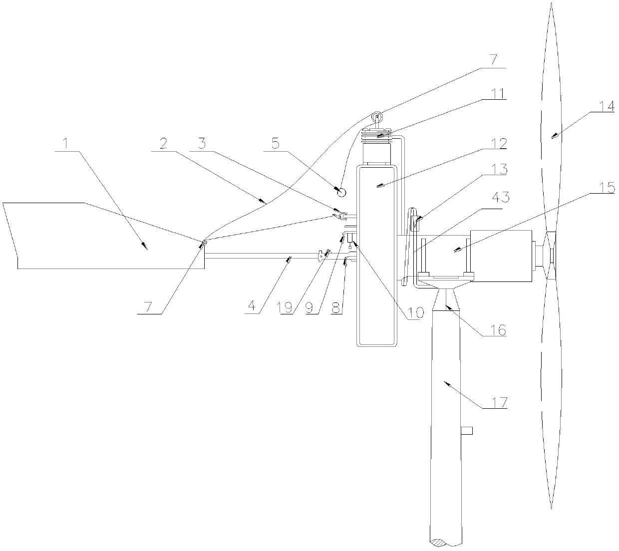 Wind-power air compressor