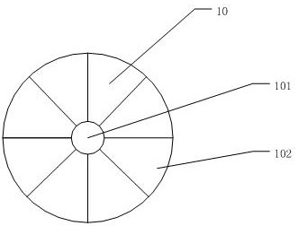 Wind power generation device based on photoelectric system