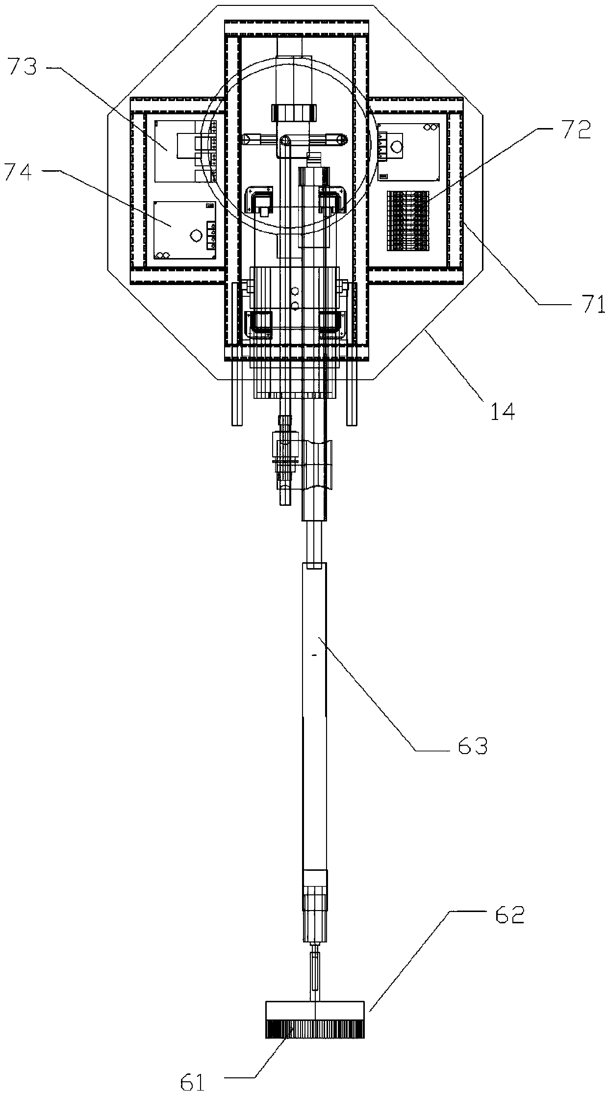 Aerial robot for cleaning outer walls and glass of high-rise building