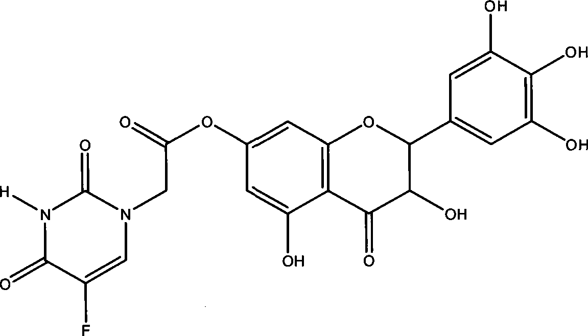 Ampelopsin derivative, synthesizing method thereof and application of the same in preparing antineoplastic medicine