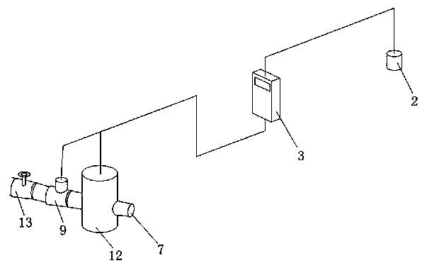 Mass concrete circulating cooling water automatic control cooling system and method