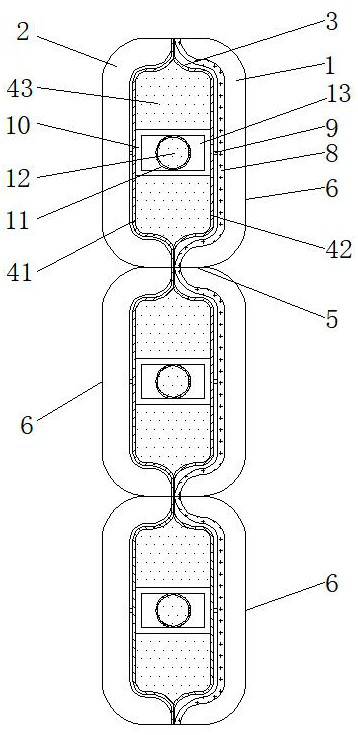 Nest-structure warm-keeping fabric and preparation process