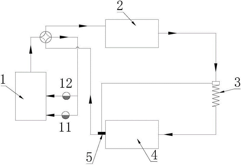 Constant-frequency air conditioning system and control method thereof