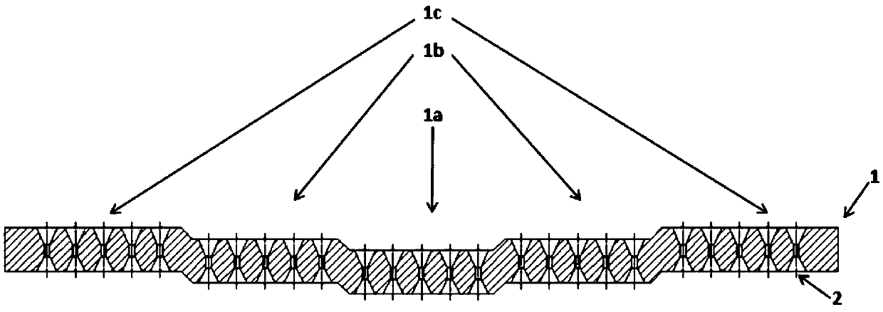 Stepped fluidized bed gas distribution plate