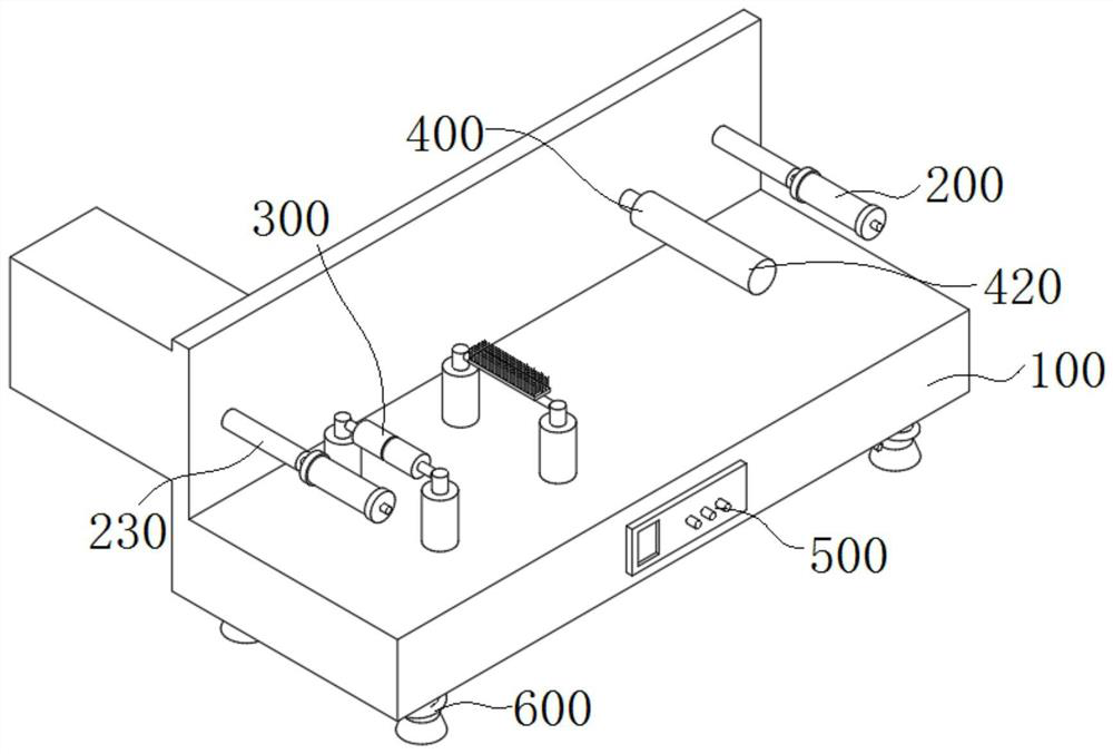 Chemical fiber static electricity removing device