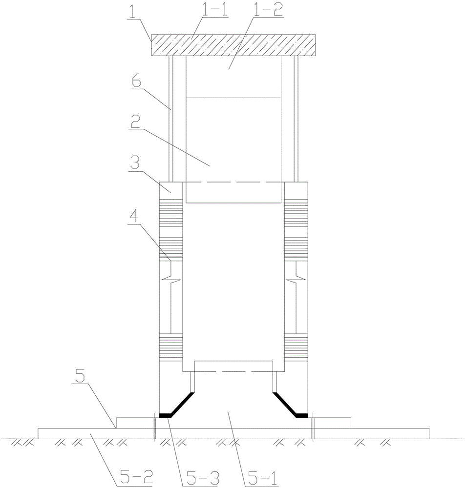 Electromagnetic type dynamic plate load test detecting device and method