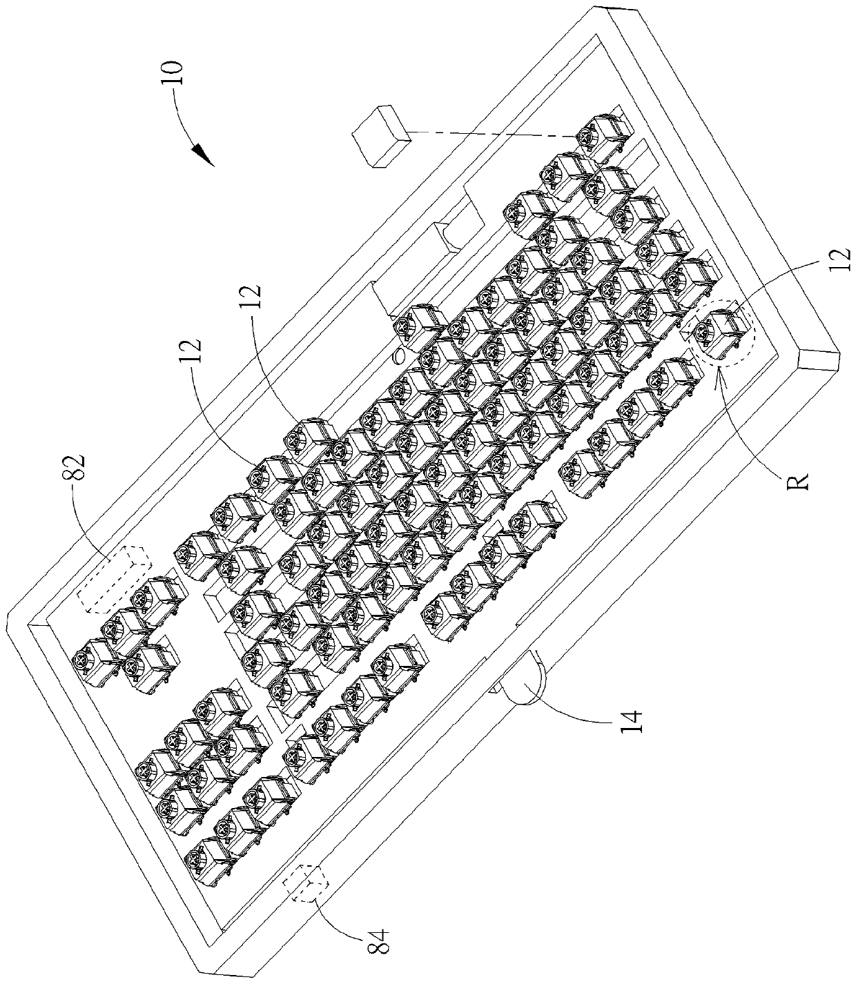 Key switch with adjustable pressing feel and adjustment method thereof