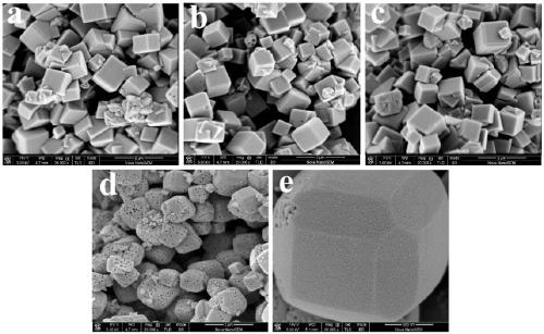 Binderless A-type molecular sieve particles and preparation method thereof